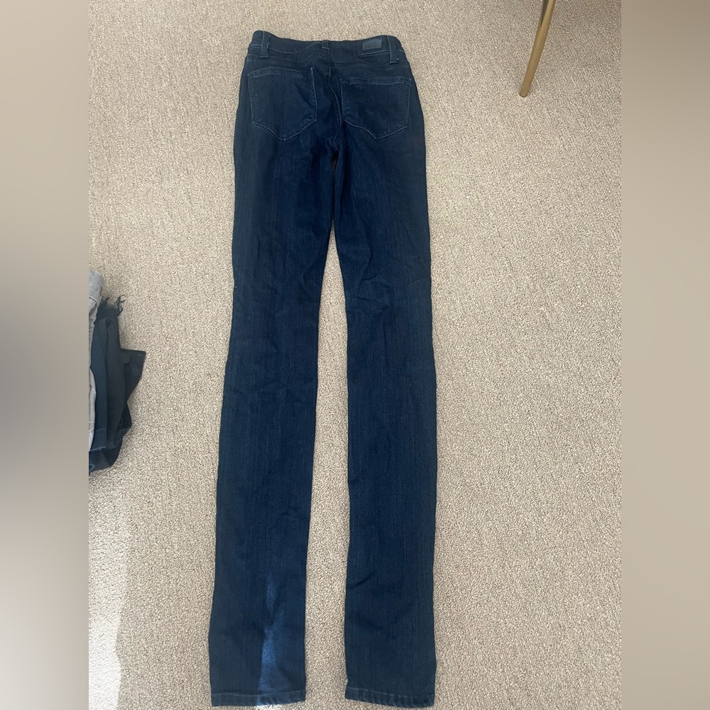 Paige Dark Navy Skinny Jeans